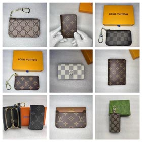 Capa de cartão Louis Vuitton/Gucci